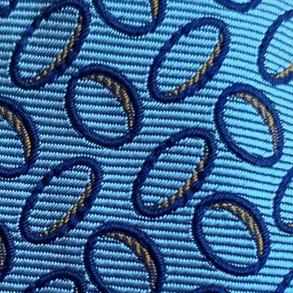 Drake’s Blue & Brown Ovals Tie